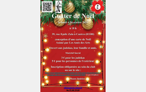 Goûter de Noel le Lundi 4 Décembre 2023 avec un Atelier (photos associées)
