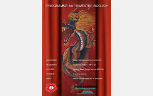 PROGRAMME 1er TRIMESTRE 2020-2021