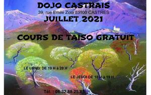 Cours de Taïso gratuit en juillet 2021