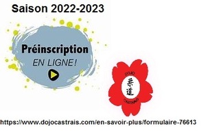 PREINSCRIPTION SAISON 2022-2023