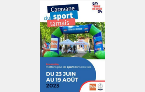 Le Dojo Castrais participera à la Caravane du sport tarnais 2023. Le Mercredi 28 Juin au parc de Gourjade