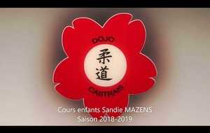 Cours enfants Sandie MAZENS Saison 2018-2019