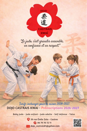 Préinscriptions, tarifs inchangés pour la saison 2026-2027!!!
