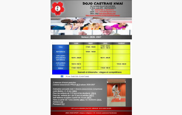 Tarifs et horaires 2026-2027