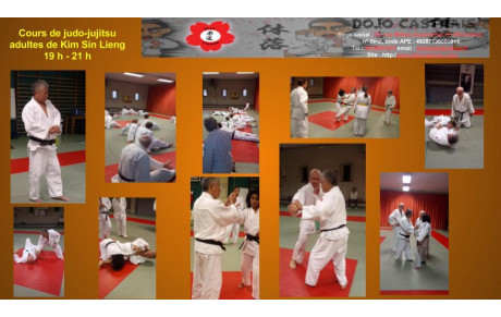 Cours de judo-jujitsu adultes de Kim Sin Lieng.
