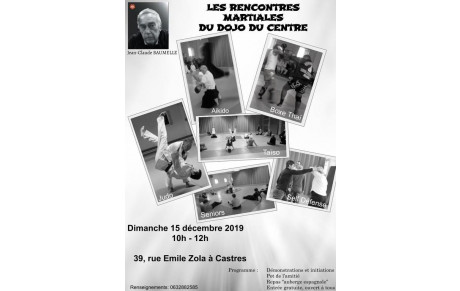LES RENCONTRES MARTIALES DU DOJO DU CENTRE