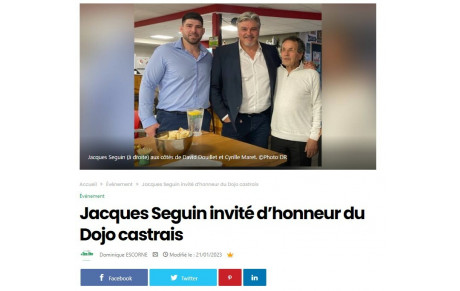 tarn libre parution article sur jacques SEGUIN et annonce du kagami biraki 21022023 